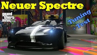 GTA 5  James Bond Auto Dewbauchee Specter Tuning  Test [upl. by Hagile193]