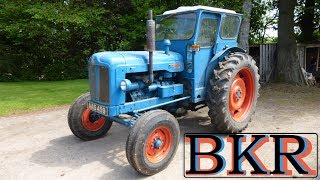 BKR with 1959 Fordson Power Major at The Angus Show 2017 [upl. by Armalda]