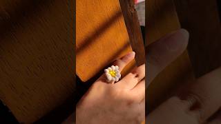 Simple Ring DesignSuper clayEasy to make clay diy ring [upl. by Oleusnoc675]