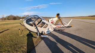 No injuries in helicopter crash at Ogdensburg International Airport [upl. by Savihc277]