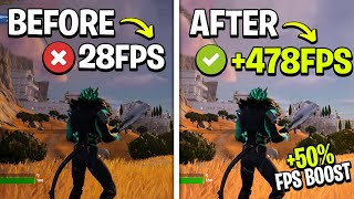 How to BOOST FPS amp FIX FPS DROPS In Fortnite Chapter 5 Season 2 Ultimate FPS GUIDE [upl. by Corneille]