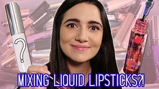 Mixing All My Liquid Lipsticks Together [upl. by Byran]