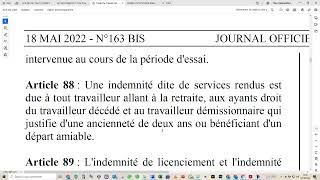 Solde de Tout Compte pour un Contrat à Durée Indéterminée CDI au Gabon [upl. by Yllac]