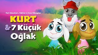 Kurt ve Yedi Küçük Keçi  Çizgi Film Masal [upl. by Akirdnwahs]