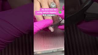 Tips For Using Cuticle Nippers 😅 nailprep nails [upl. by Franci416]