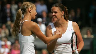 Maria Sharapova vs Lindsay Davenport 2004 Wimbledon SF Highlights [upl. by Dammahom454]