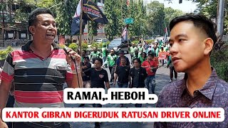 Balaikota Solo Digeruduk Driver Online Ini Ciptakan Lagu Untuk Gibran [upl. by Ocihc616]