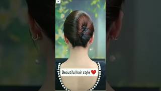 Beautiful hair style 🤩😍 learnwithsinchana sajnavesajna vickyvidyakawohwalavideo hairstyle [upl. by Aisila]