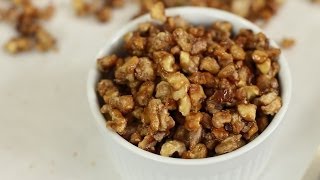 How To Make Candied Walnuts  So Easy Delicious Great for Salads Gifts and Snacks by Rockin Robin [upl. by Ahsiea940]