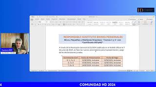 Responsables Sustitutos Bienes Personales Sociedades y Fideicomisos Ordinarios Período fiscal 2023 [upl. by Ateekram]