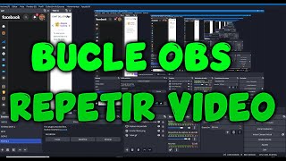 Crear Bucle OBS Repetir Video OBS [upl. by Genevieve901]