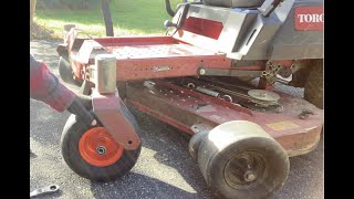 NO FLAT solid wheels tires on TORO TIMECUTTER zero turn mower [upl. by English]