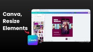 How to Resize Elements in Canva Without Adjusting Aspect Ratio [upl. by Reteid391]