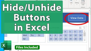 Custom Buttons to Hide amp Show Worksheets in Excel  VBA Quickie 11 [upl. by Dar621]