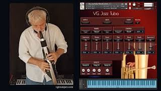 Aerophone Pro AE30 and VG Jazz Tuba sound library for NI Kontakt Brass orchestral vst plugin [upl. by Latsirc263]