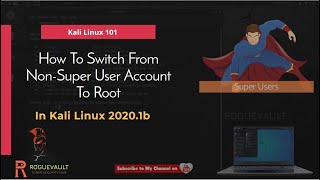 How To Unlock  Switch To Root Account In Kali Linux 20201  Kali Linux 101 [upl. by Way933]