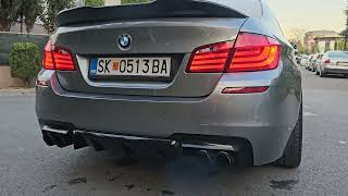 bmw 535i f10 vrsf downpipe  muffler delete MHD [upl. by Eiderf]