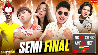 CS WORLD CUP 🏆 SEMI FINAL 🥵 FT INDIA 🇮🇳 vs VIETNAM 🇻🇳 vs RUSSIA 🇷🇺 nonstopgaming free fire live [upl. by Neiht268]