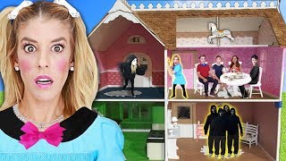 24 Hours inside a Dollhouse Escape Room in Real Life Game Master vs Quadrant Battle Royale [upl. by Nawak]