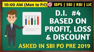 DI BASED ON PROFIT AND LOSS  UNIQUE APPROACH TO SOLVE QUESTIONS [upl. by Acimaj940]