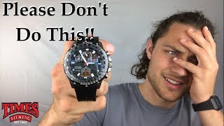 The 1 Most Harmful Mistake People Make With A Citizen EcoDrive Watch [upl. by Oakes931]