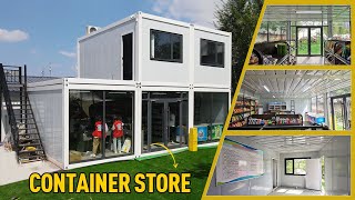 Prefabricated Modular Flat Pack Container Store From KHOME [upl. by Axel507]