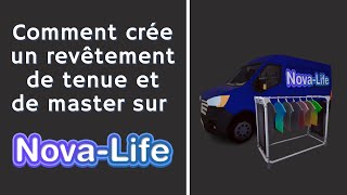 Création de Tshirt Pantalon et revêtement Master sur Nova Life Amboise [upl. by Broeker]