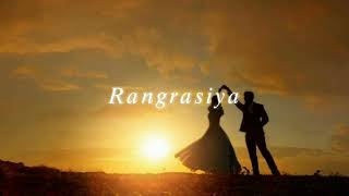 rangrasiya title track slowed  reverb  rangrasiya  colors tv [upl. by Gotcher]