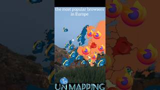 most popular browsers in Europe chrome mapping microsoftedge firefox opera belarus geography [upl. by Odel]