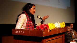 Miss Nepal 2010 Sadichha Shrestha in National Reading Mela 2018 [upl. by Melvina]