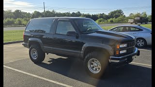 1993 Chevy Blazer Gets New LED Headlights [upl. by Aehs793]