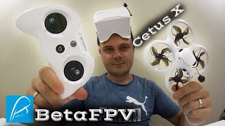 Обзор FPV Cetus X Betaflight  BetaFPV  Первый дрон старт в FPV [upl. by Aeret]