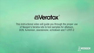 NEOGEN® Training  Veratox® Aflatoxin [upl. by Aral]