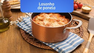 Receita de Lasanha de panela [upl. by Pontone]