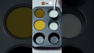 Dark brown vs White satisfying color Mixing colormixing paintmixing mixedcolors [upl. by Artkele]