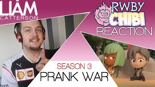 RWBY Chibi 3x10 Prank War Reaction [upl. by Perretta]