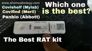 The best rapid antigen covid test kit  Mylab vs Meril vs Panbio covid rapid antigen test kit [upl. by Aretak932]