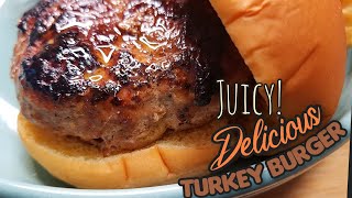 Turkey Burgersl Juicy and Delicious How to make Homemade Turkey Burgers from Scratch New Recipe [upl. by Aikrehs]