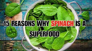 15 Reasons Why Spinach is Called a Superfood  Health Benefits of Eating Spinach [upl. by Estas63]