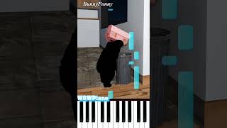 Camera Woman Scared  skibiditoilet BunnyFunny Piano Tutorial [upl. by Egon124]