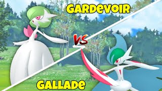 Gardevoir Vs Gallade 🤔 Whos Your Favourite Pokemon Go [upl. by Yrehc598]