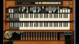 Native Instruments B4 MIDI Mapping On A Hammond Emulation [upl. by Terese]