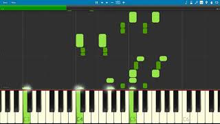 Contra  Base Theme PIANO TUTORIAL [upl. by Ellehcer]