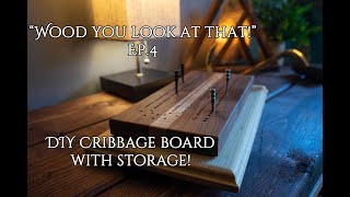 DIY Cribbage Board with storage [upl. by Wichern]