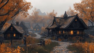 Misty Morning in a Medieval Village  Relaxing Fantasy Music [upl. by Nnelg]