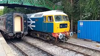 Watercress Line Diesel Gala 15th July with Class 47579 watercressline class47 [upl. by Aernda]