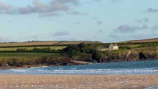 Harlyn Bay Start the Week Surf Report at 615 am on Sunday 6th August 2023 [upl. by Barabbas]