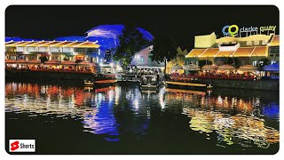 Clark Quay Bumboat  Singapore River Cruise shorts [upl. by Dadivitan215]