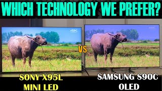 Sony X95L vs Samsung S90C  Sony X95L TV Review  Samsung S90C Review  Sony X95L Mini Led [upl. by Sherwynd471]