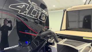 FOR SALE 2022 Tahoe 2585 Cascade Twin 400 Racing Mercury outboards freshwater [upl. by Hollerman]